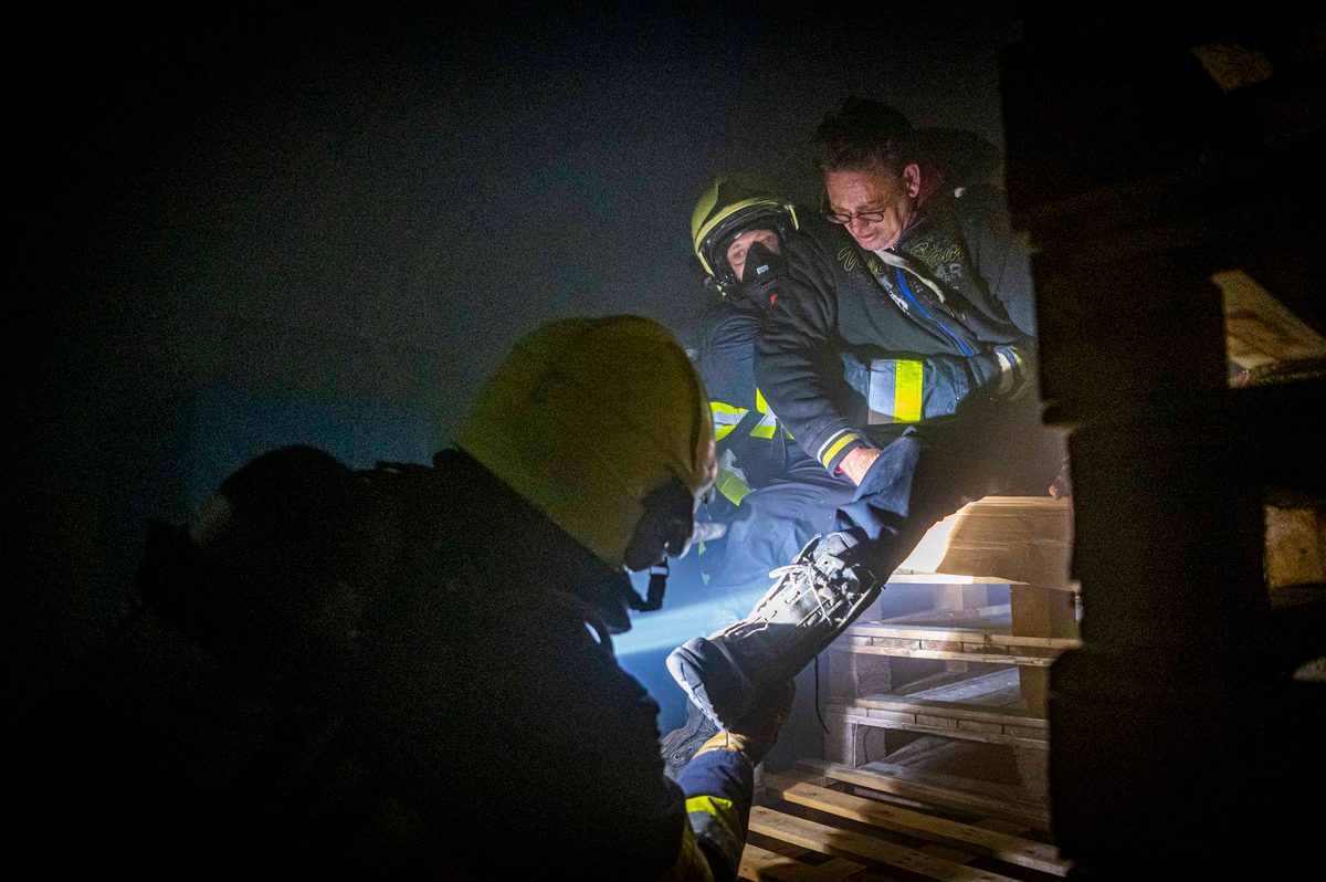 112 ABWC Vaardigheidstoets Wolvega. Brandweer Sint Annaparochie