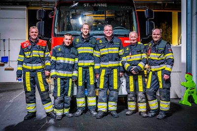 112 ABWC Vaardigheidstoets Wolvega. Brandweer Sint Annaparochie