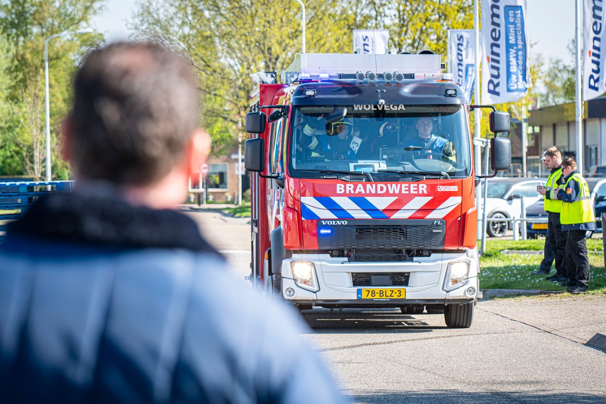 112 ABWC Vaardigheidstoets Wolvega. Brandweer Franeker