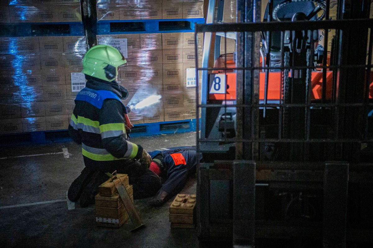 112 ABWC Vaardigheidstoets Wolvega. Brandweer Franeker