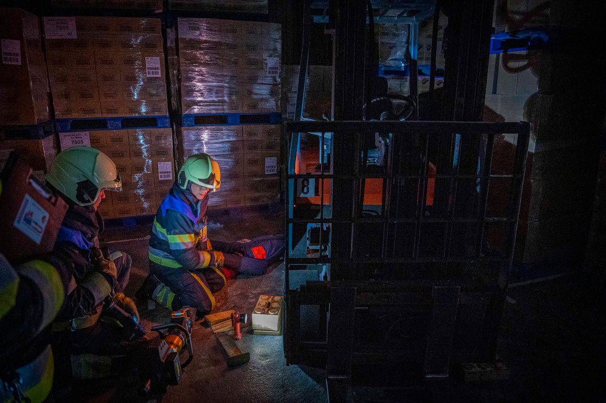 112 ABWC Vaardigheidstoets Wolvega. Brandweer Franeker
