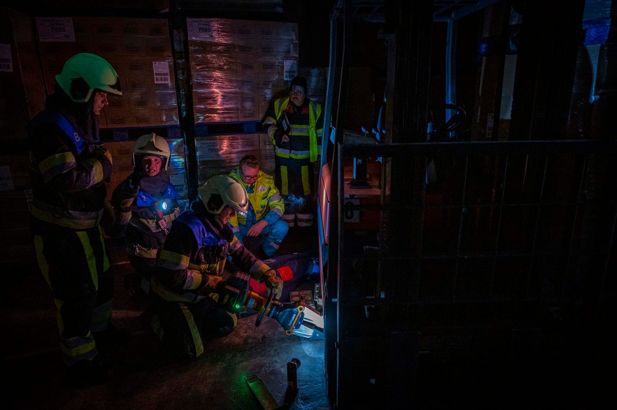 112 ABWC Vaardigheidstoets Wolvega. Brandweer Franeker