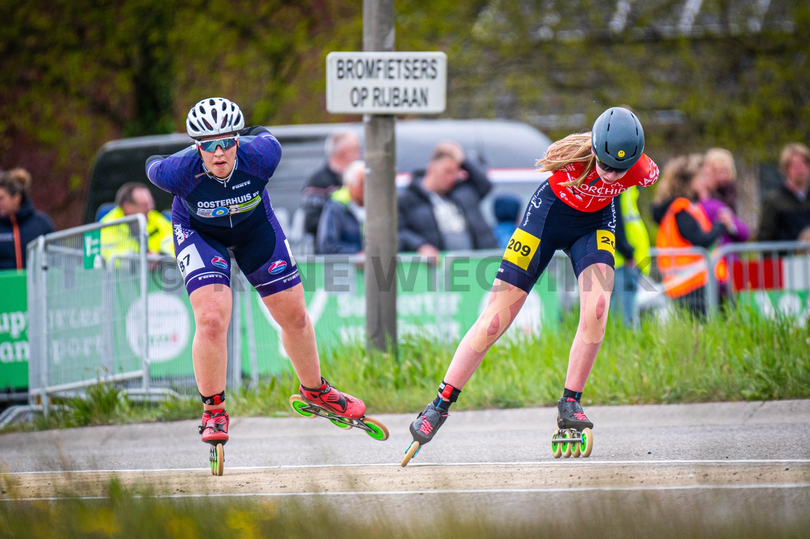 In Steenwijk is met 'de Klim van Steenwijk' het startschot gegeven voor de nationale skeelercompetitie. Bij de mannen was Bart Swings de winner, Marijke Groenewoud was dat bij de dames.