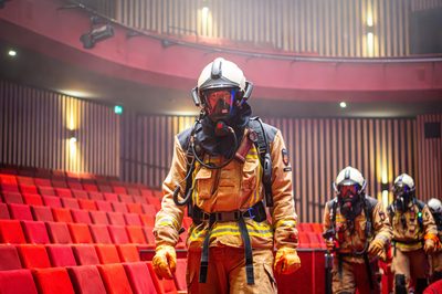 Achter de schermen van het ATLAS Theater in Emmen is door onbekende oorzaak een brand uitgebroken. Al snel blijkt de brand zich snel uit te breiden en zijn er meerdere (ernstig) gewonden. De zaal zat tijdens het uitbreken van de brand vol, waardoor de ambulancedienst, politie, brandweer en het Rode Kruis intensief hebben moeten samenwerken. In deze oefening werd door de diensten de samenwerking geoefend, om beter voor bereid te zijn op een echt incident.